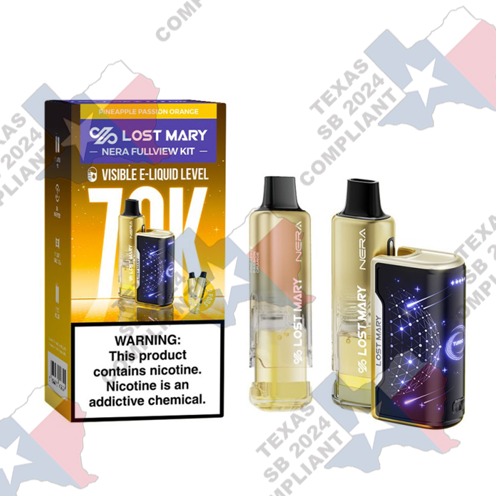 Lost Mary NERA Fullview Kit 70000 Puffs 5pk - SB2024 Compliant