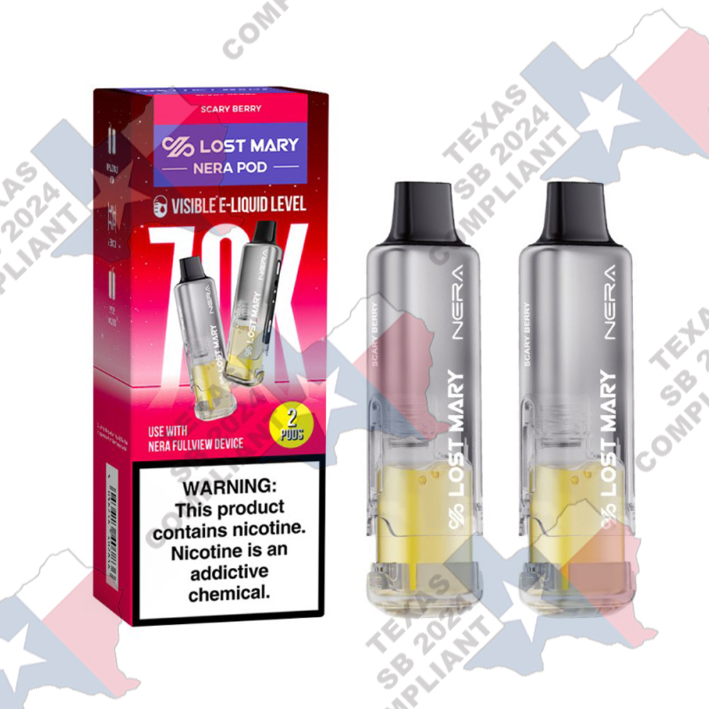 Lost Mary NERA Fullview Pod 70000 Puffs 5pk - SB2024 Compliant