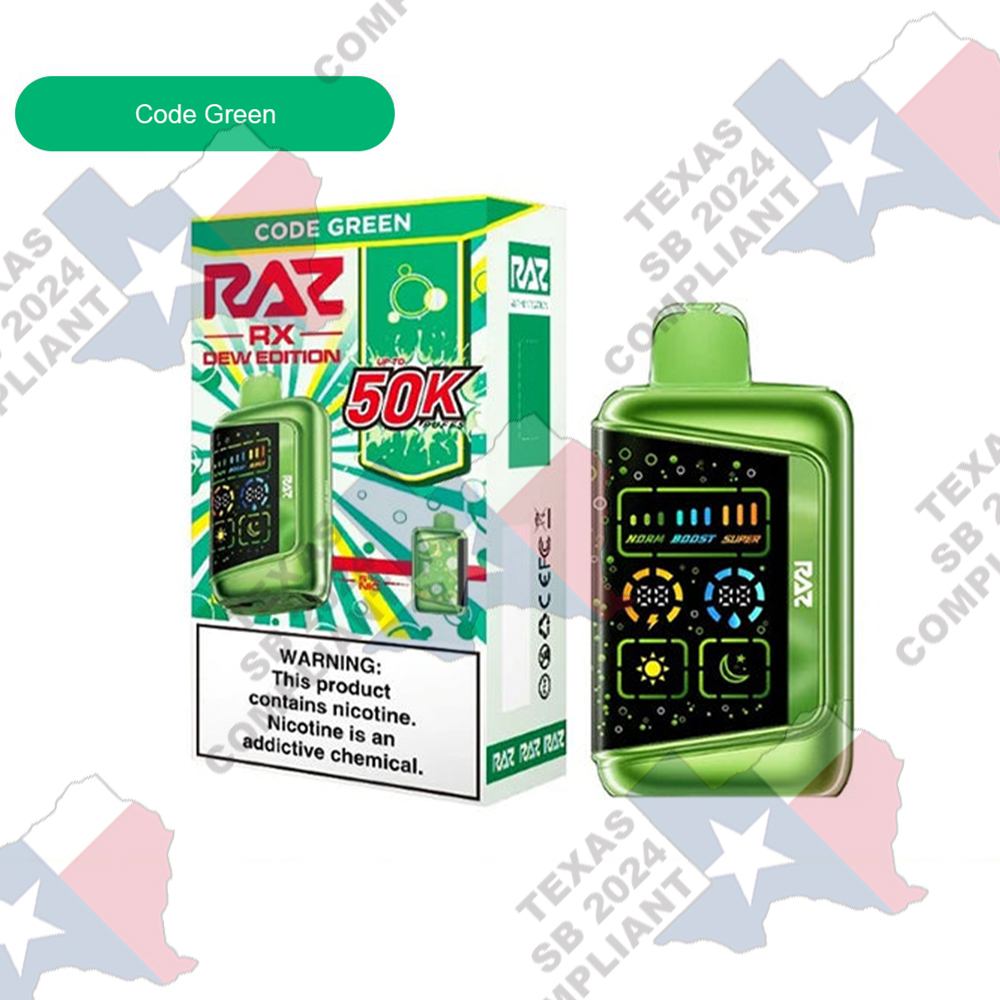 RAZ RX 50000 Puffs 5pk - SB2024 Compliant