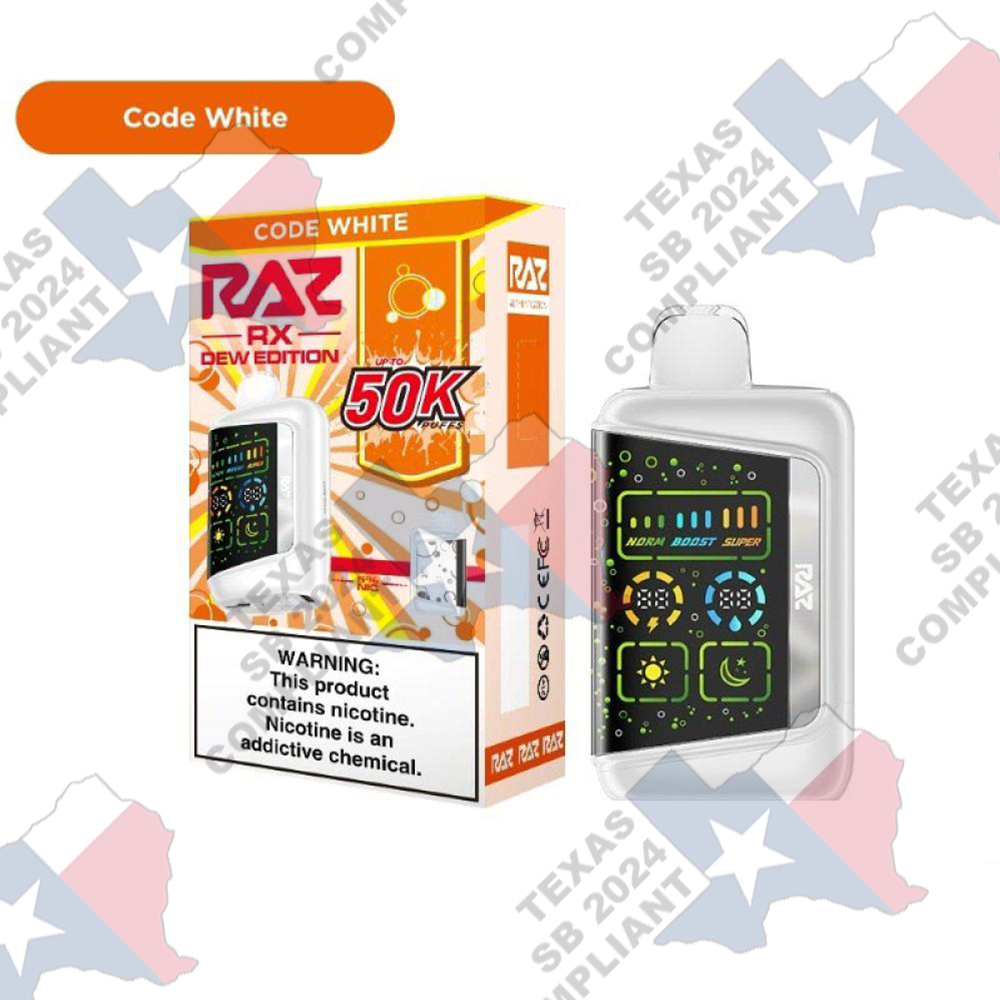 RAZ RX 50000 Puffs 5pk - SB2024 Compliant
